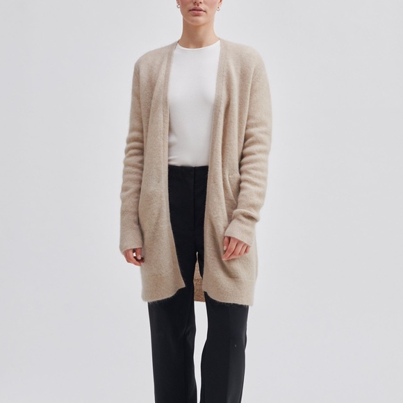 Second Female Brook Knit Cape Cardigan Large - Picture 1 of 5